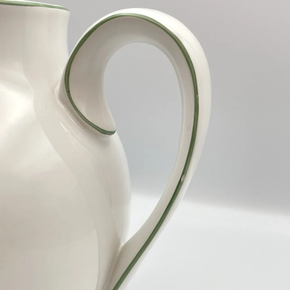 Vintage 1982‎ Block BERNARDA Portugal Poinsettia Watercolors Pitcher Christmas